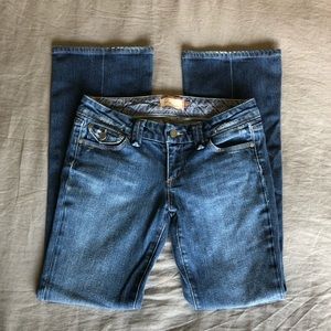 Paige Pico Size 27 Distressed Buttoned Pockets EUC